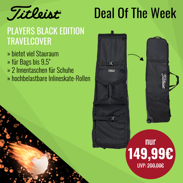 Titleist Players Black Edition Travelcover