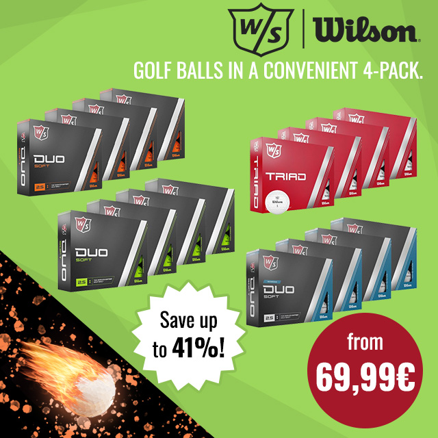 Wilson Golf Balls 4-Pack