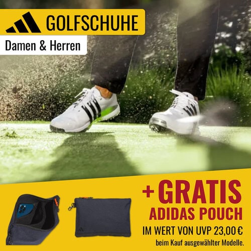 adidas Golfschuhe mit gratis Pouch