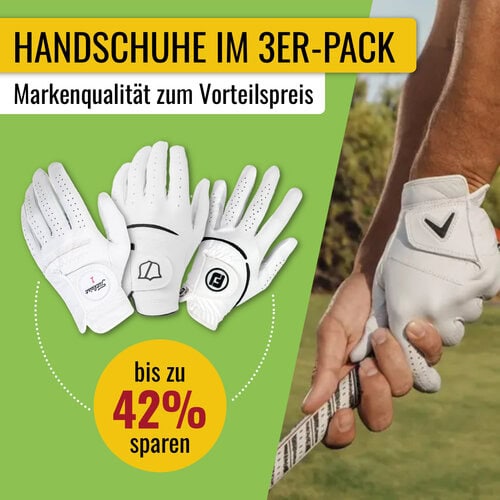 Golfhandschuhe im 3er-Pack zum Vorteilspreis