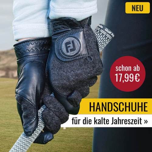Warme Handschuhe für Golfer