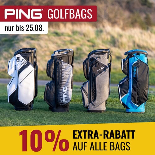 Ping Golfbags mit 10% Extra-Rabatt nur bis Montag
