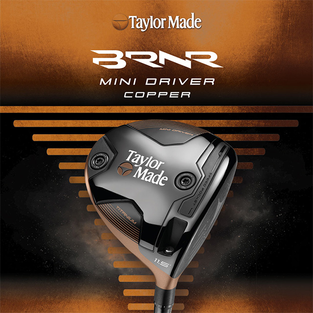 TaylorMade BRNR Mini Driver Copper