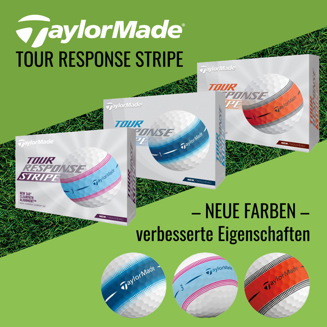 TaylorMade Tour Response Stripes Golfbälle
