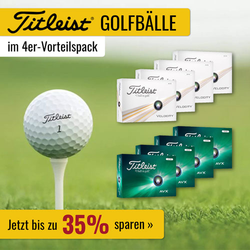 Titleist Golfbälle im 4er-Pack zum Vorteilspreis